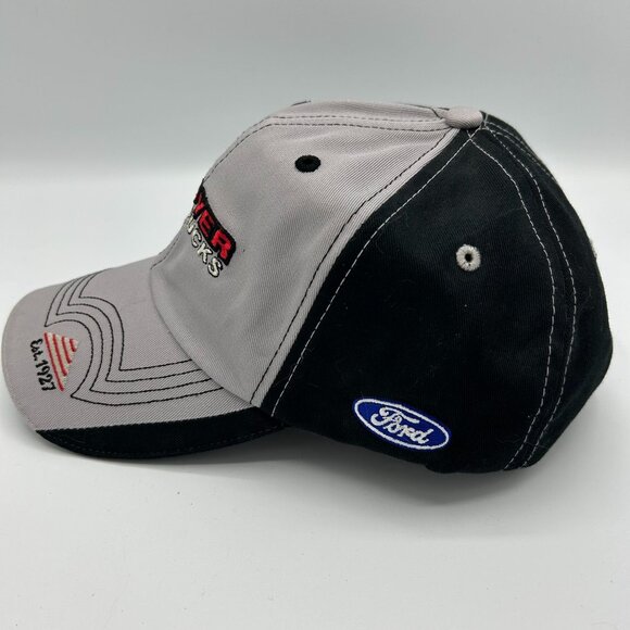 Boyer Trucks Gray & Black Baseball Cap Ford Western Star Sterling Cotton - Picture 2 of 8